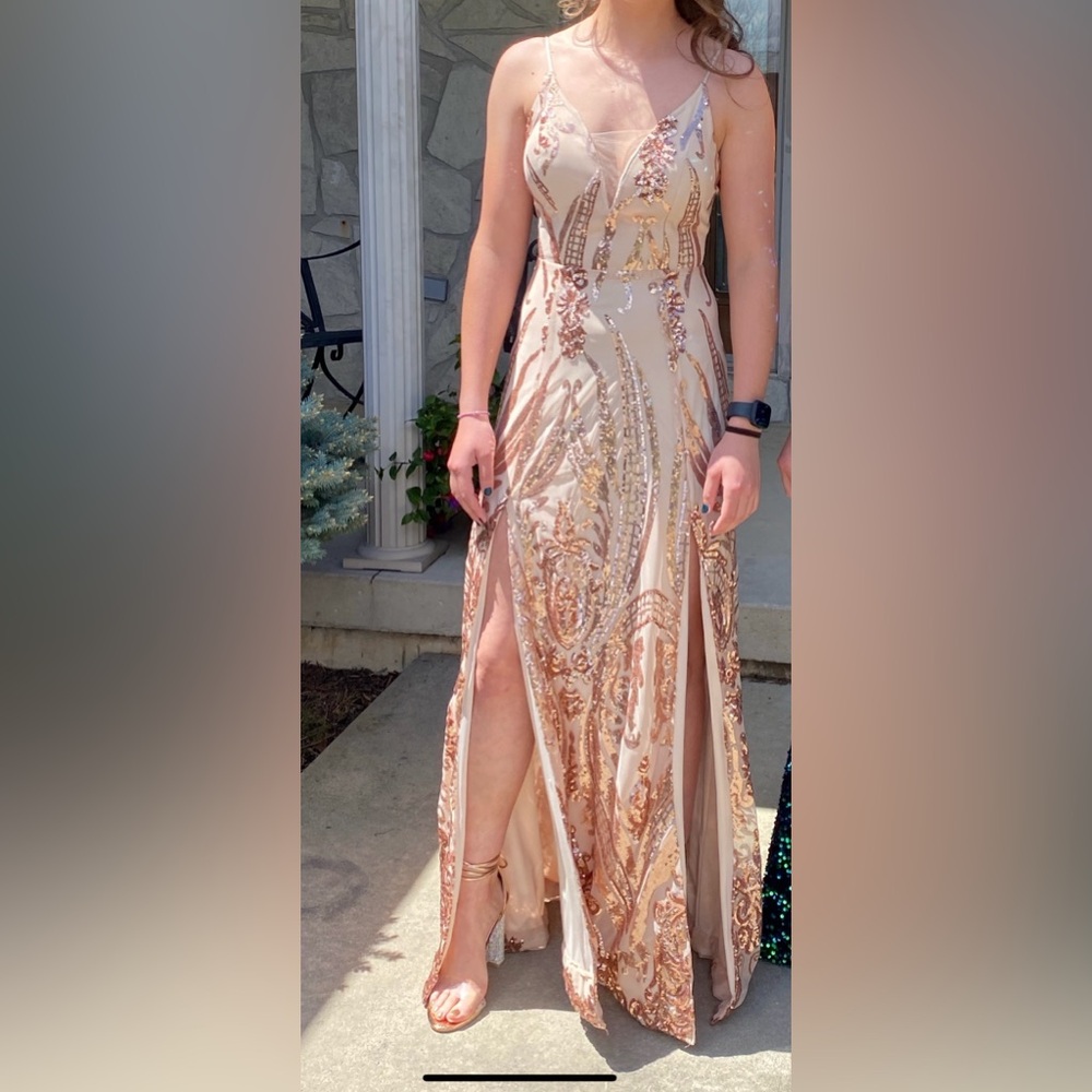 Gold Formal Dress